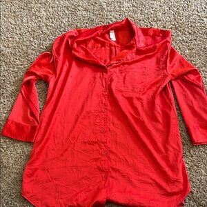 Auden Scarlet Red Blouse